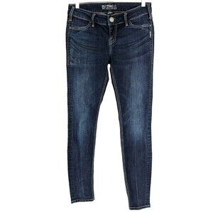 Silver Suki Jeggings Tag 27/31 Actual 27/29 Low Rise Western Rodeo